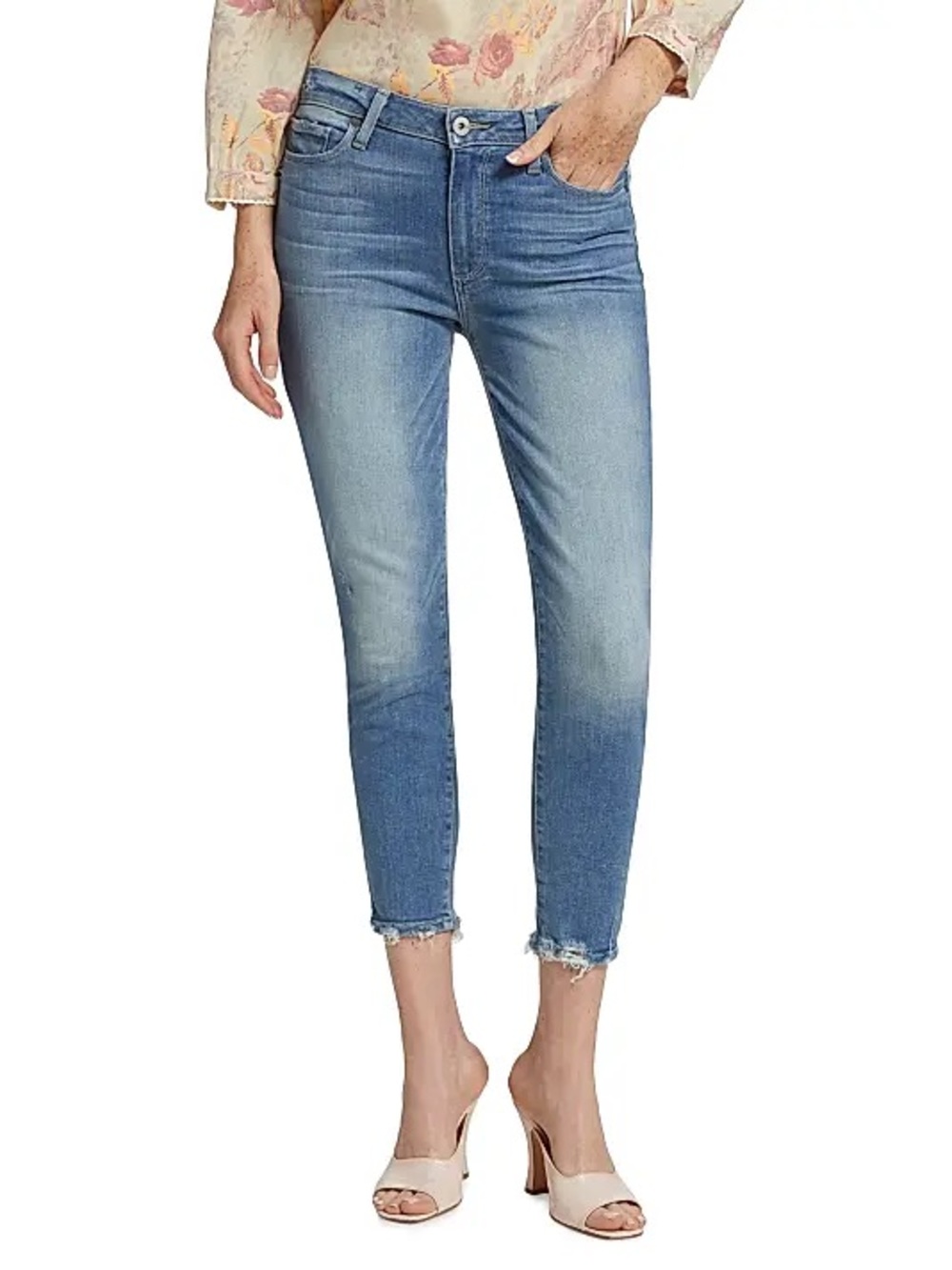 Paige Hoxton Crop Skinny Jeans